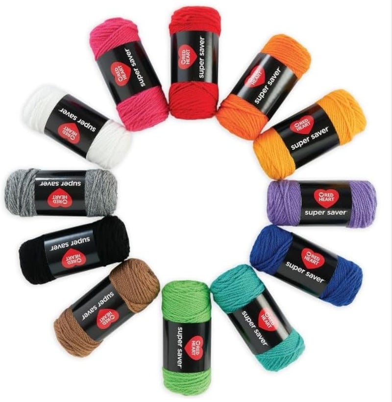 RED HEART Super Saver Super Yarn Craft Kit for Crochet & Knitting & Amigurumi Projects - Image 1